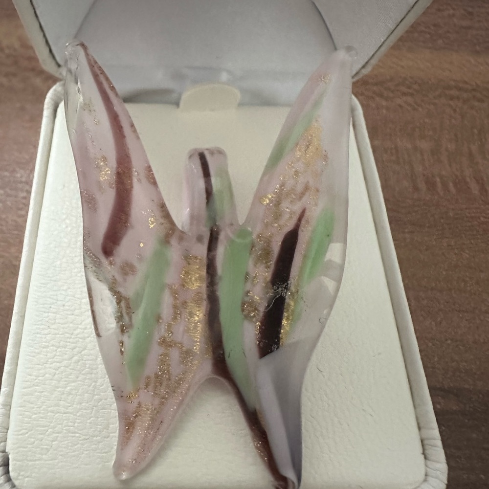 Murano Glass Butterfly Pendant